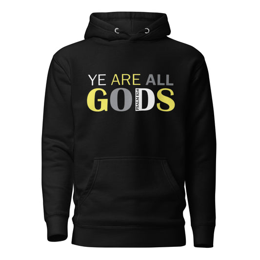 Ye Are All GODS Tri-color Hoodie