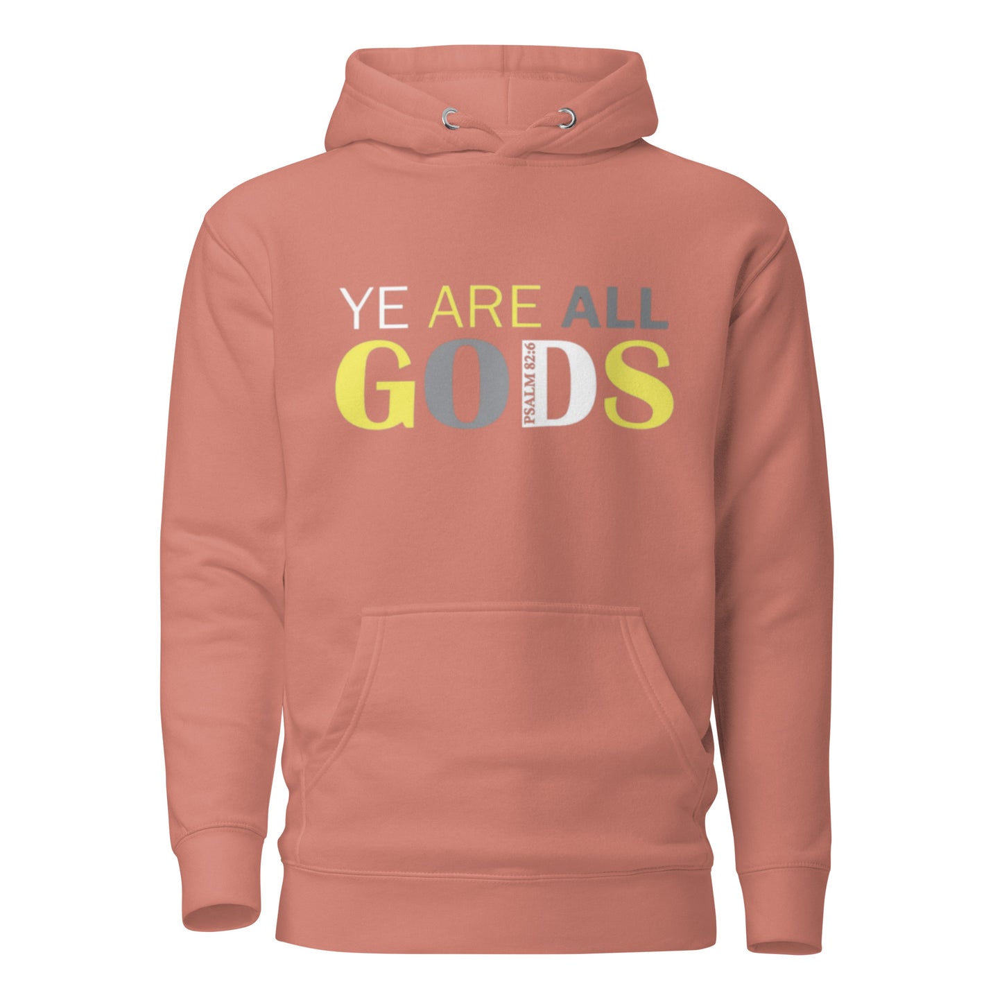 Ye Are All GODS Tri-color Hoodie