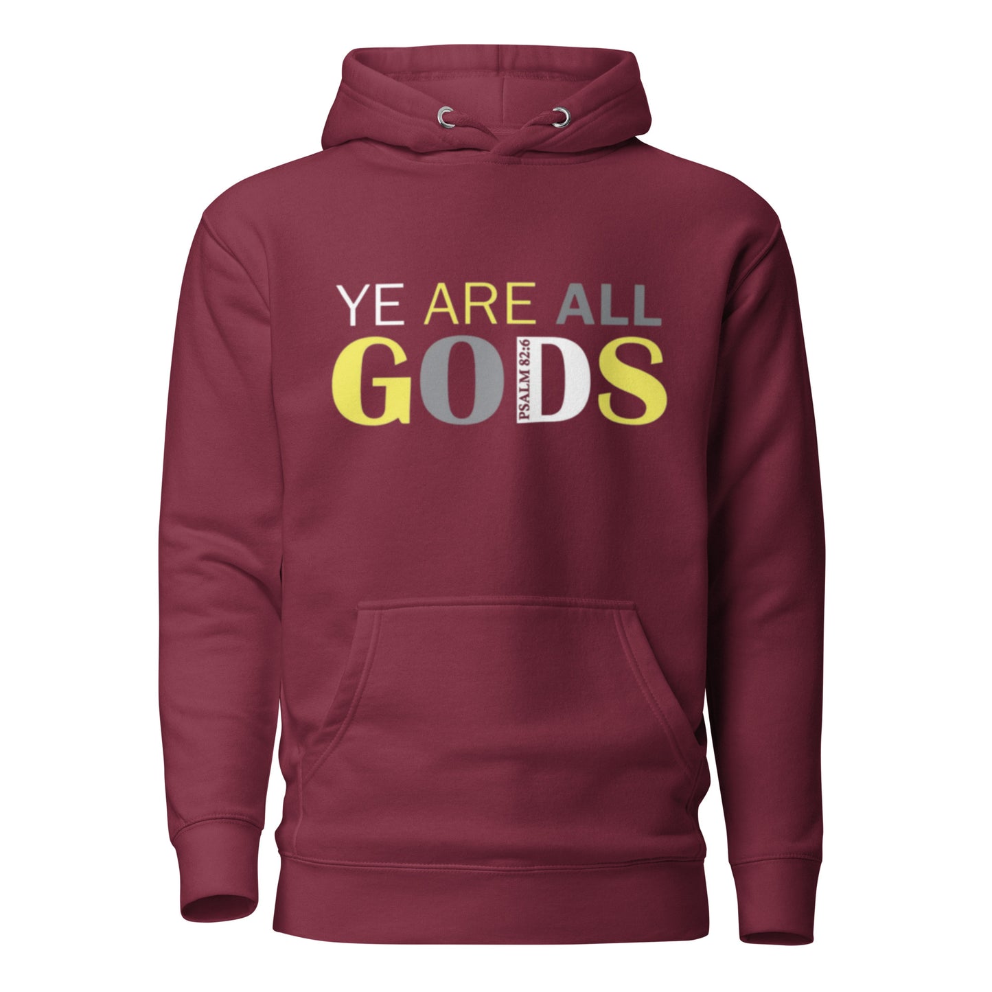 Ye Are All GODS Tri-color Hoodie