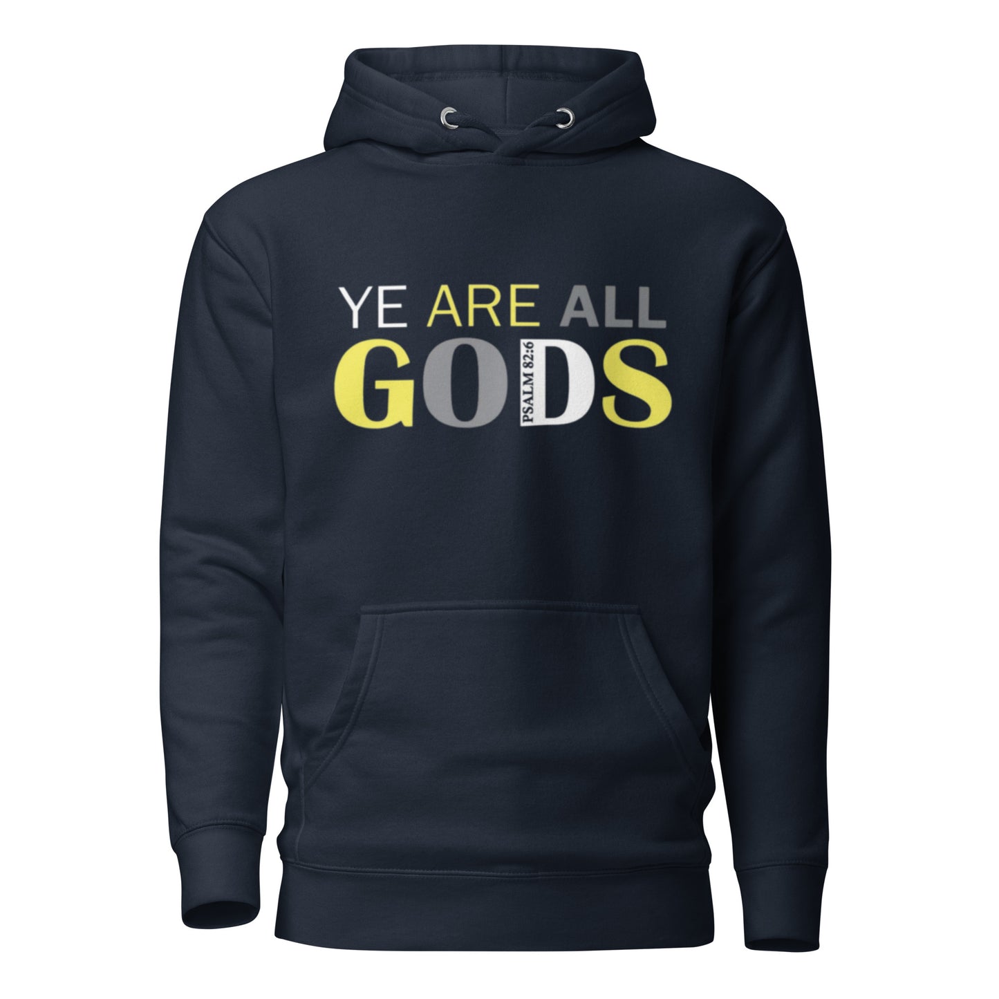 Ye Are All GODS Tri-color Hoodie