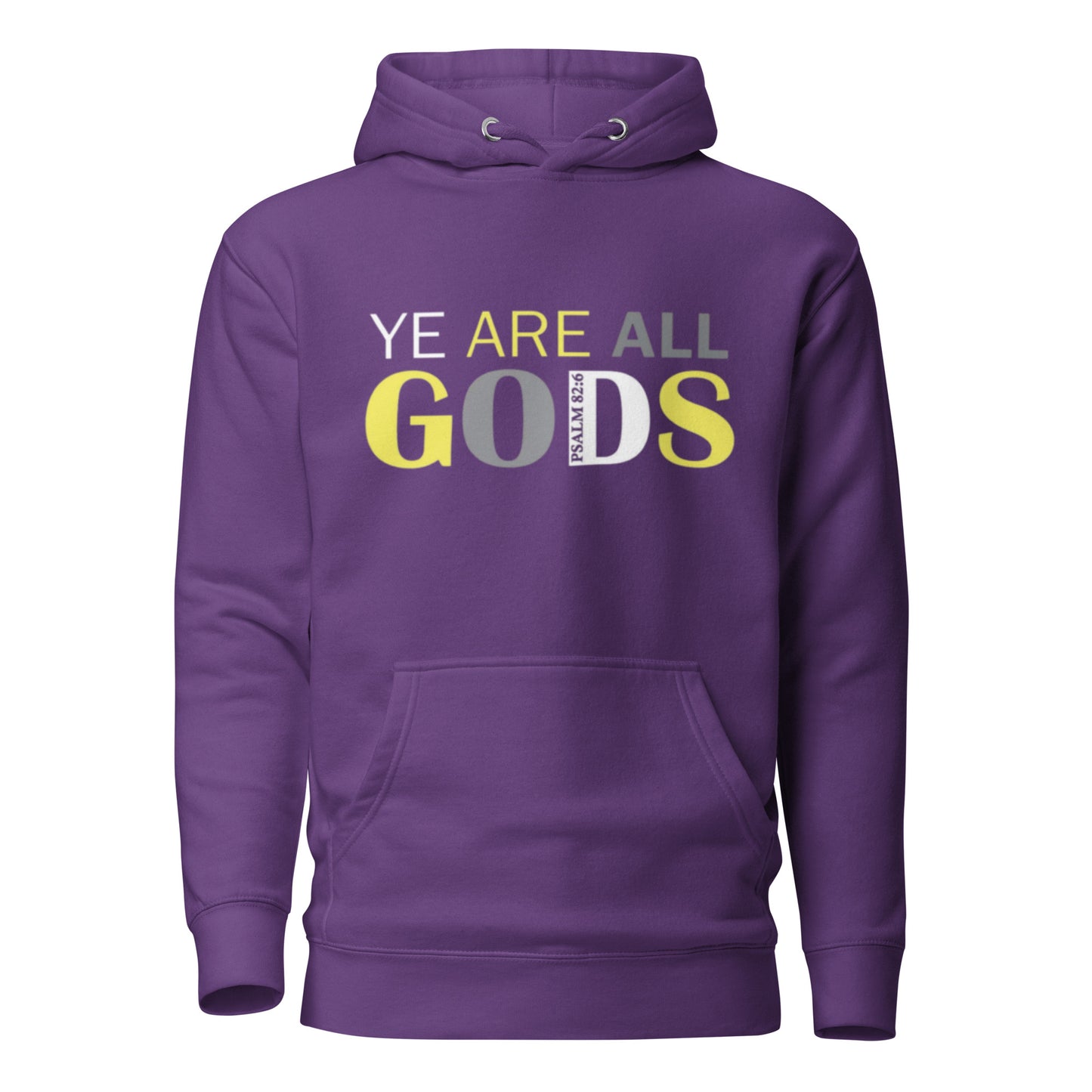 Ye Are All GODS Tri-color Hoodie