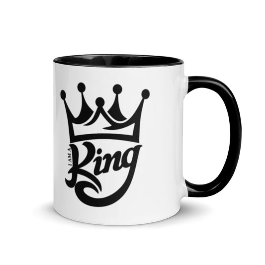 I Am A King Mug with Color Inside