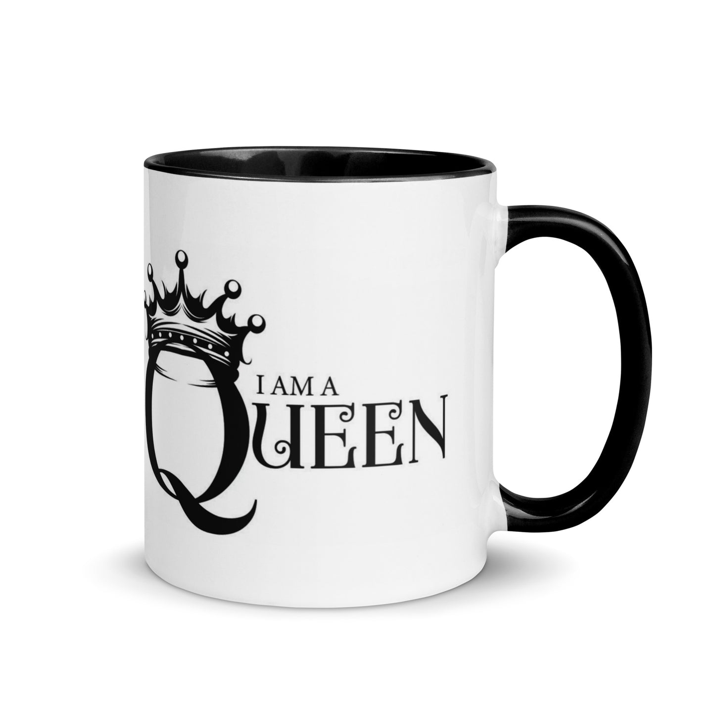 I Am a Queen Mug with Color Inside