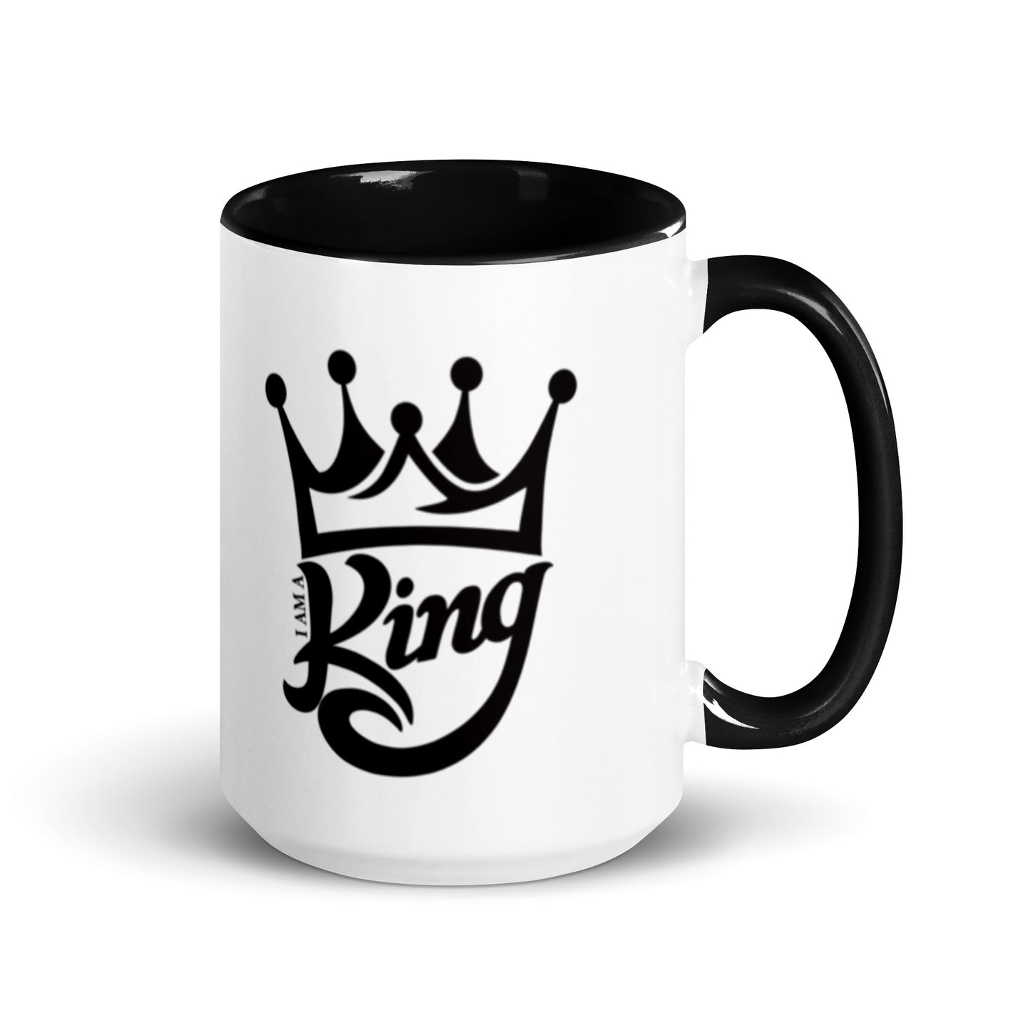 I Am A King Mug with Color Inside