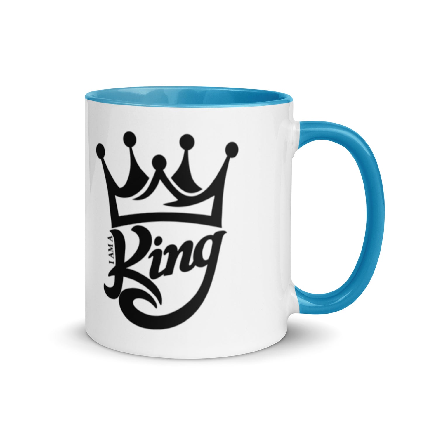 I Am A King Mug with Color Inside