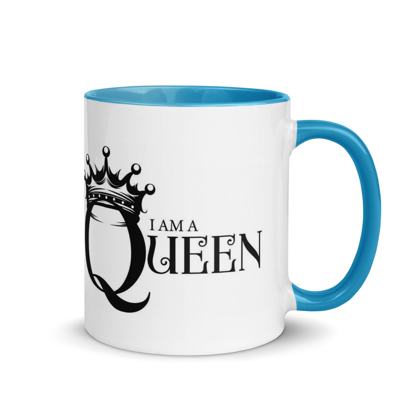 I Am a Queen Mug with Color Inside