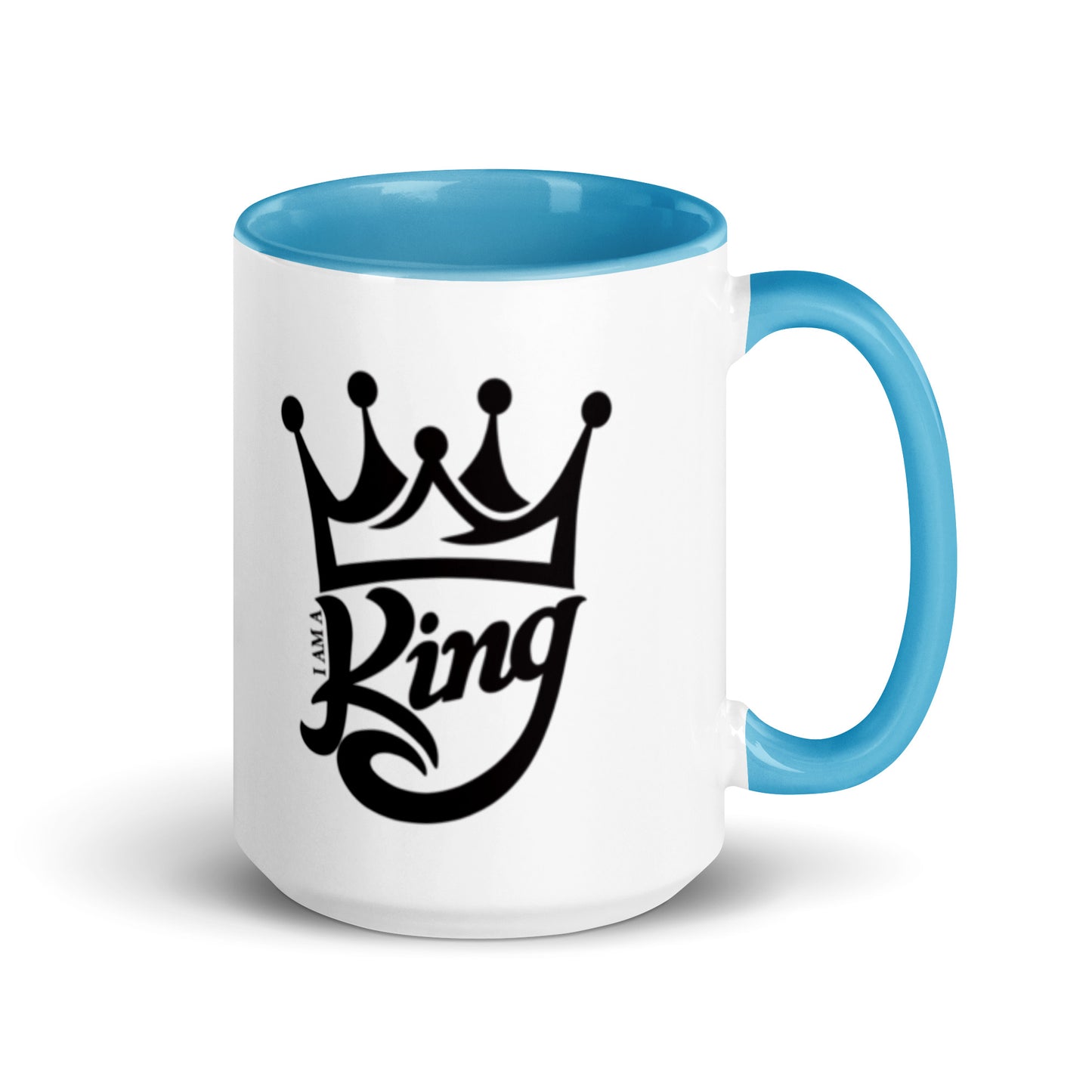 I Am A King Mug with Color Inside