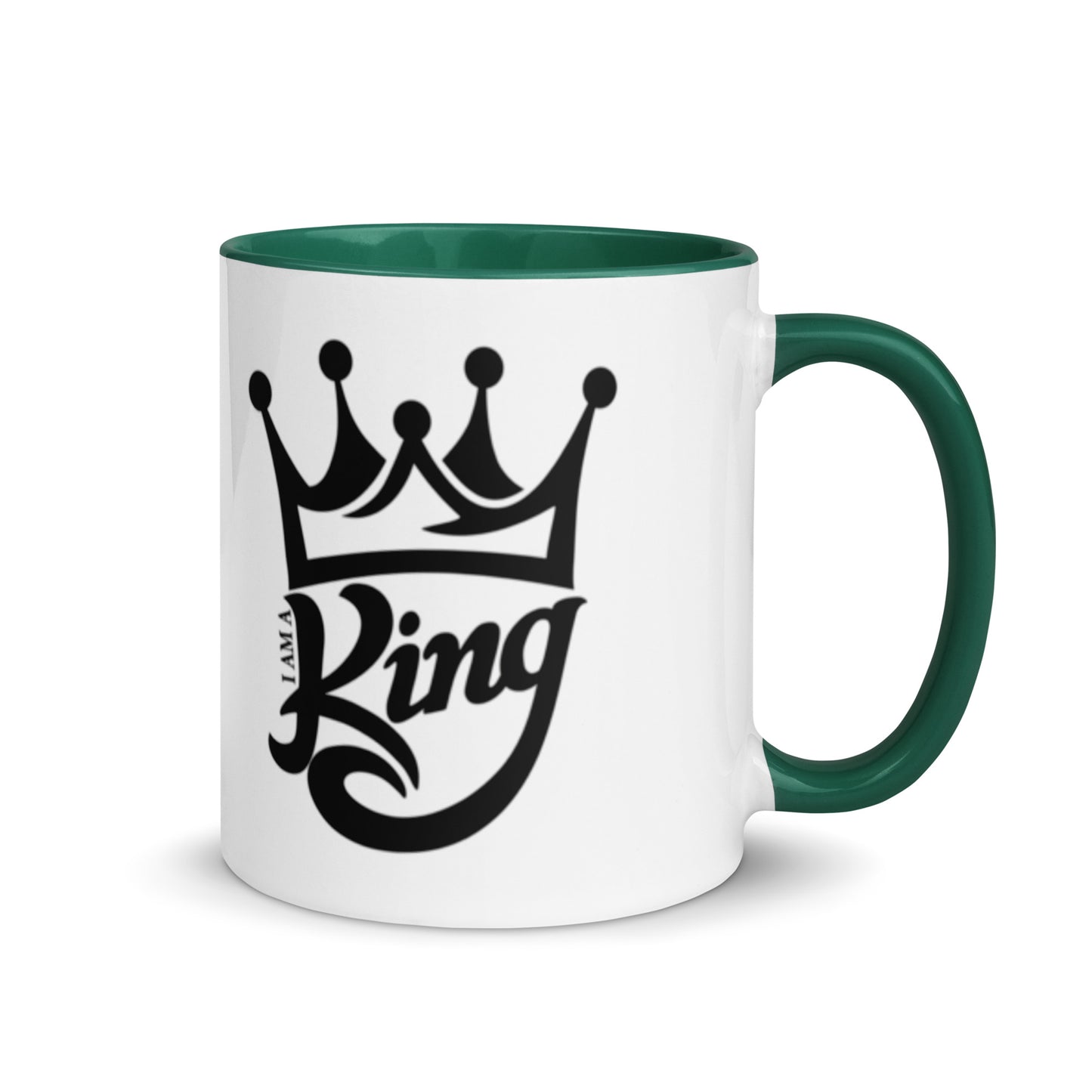 I Am A King Mug with Color Inside