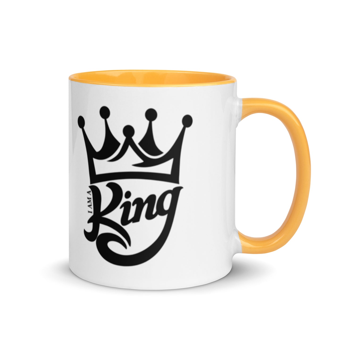 I Am A King Mug with Color Inside