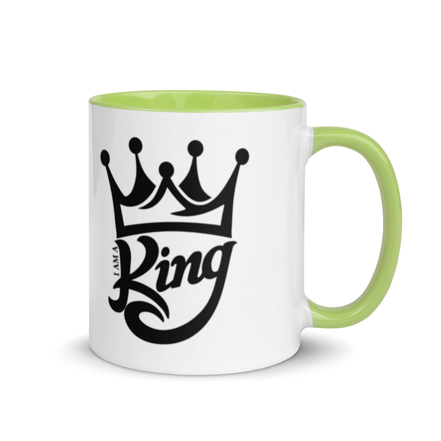 I Am A King Mug with Color Inside