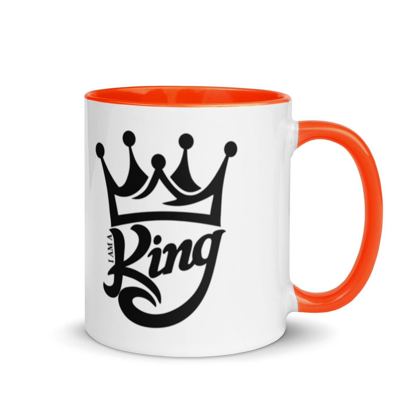 I Am A King Mug with Color Inside