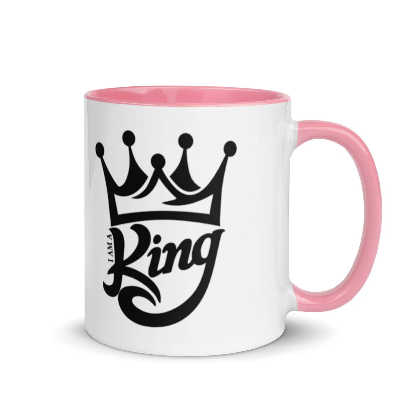 I Am A King Mug with Color Inside