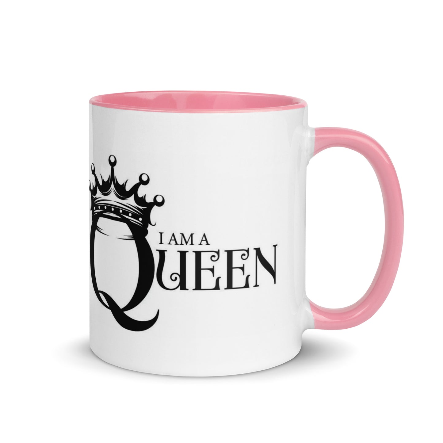 I Am a Queen Mug with Color Inside