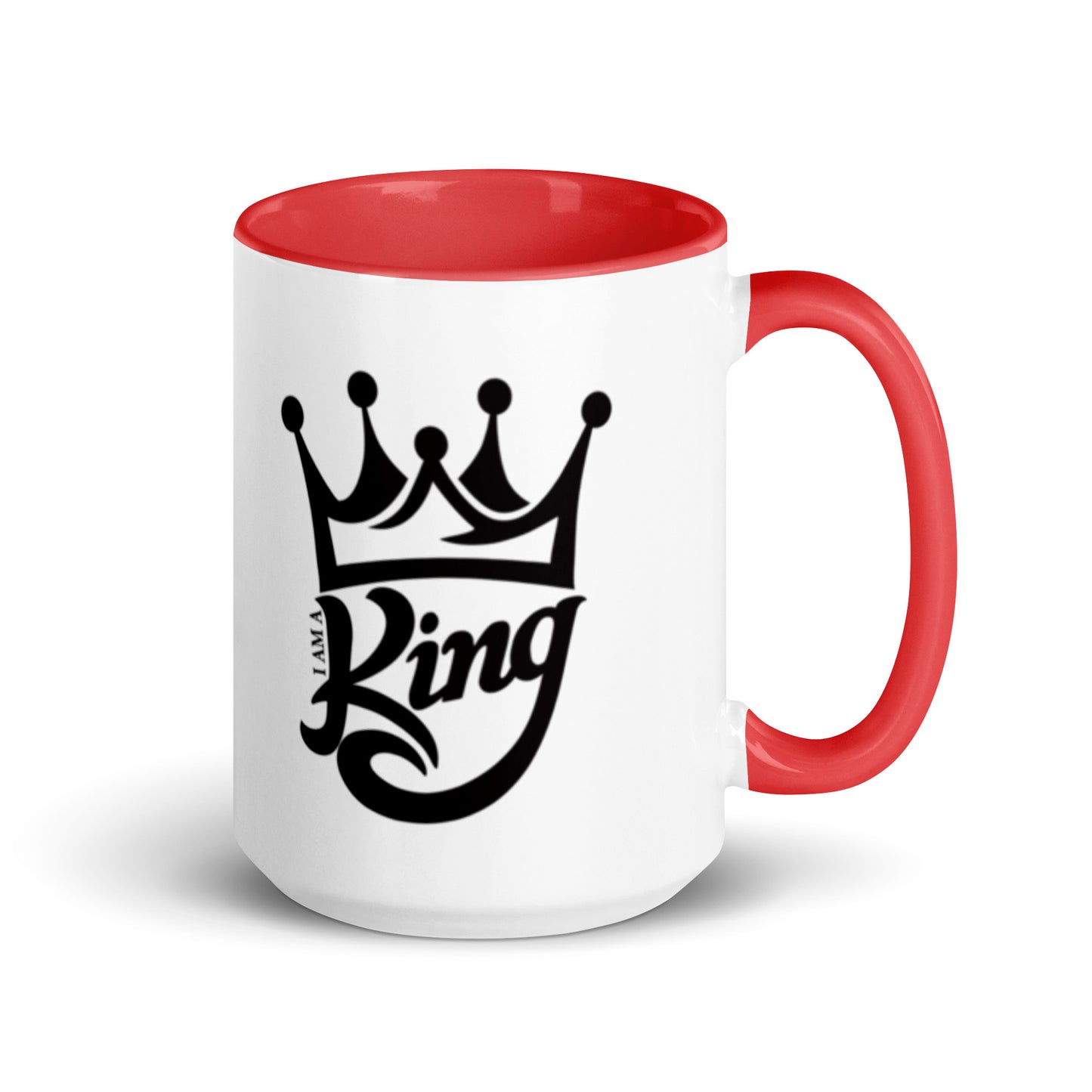 I Am A King Mug with Color Inside