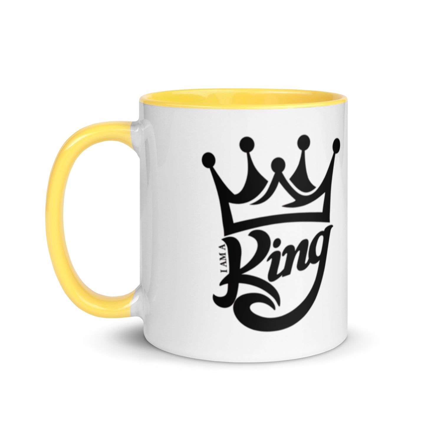 I Am A King Mug with Color Inside