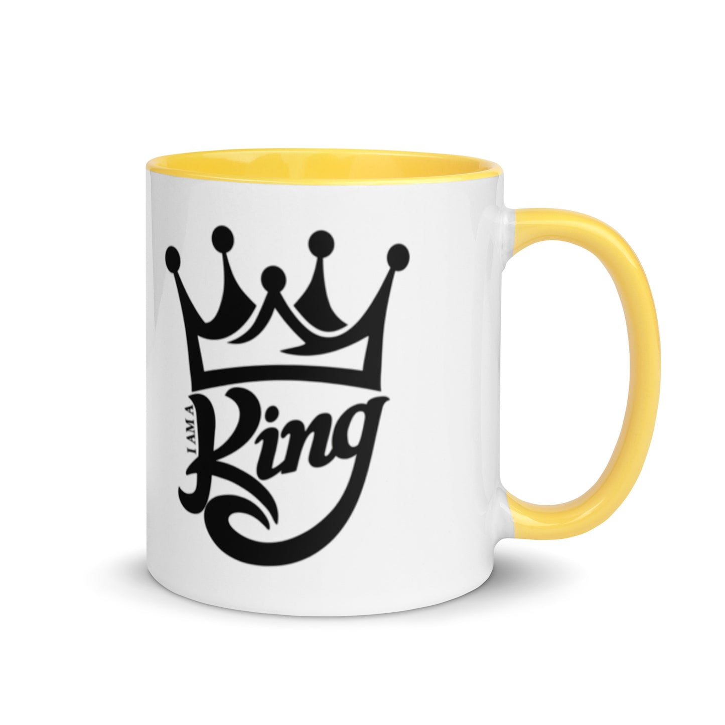 I Am A King Mug with Color Inside