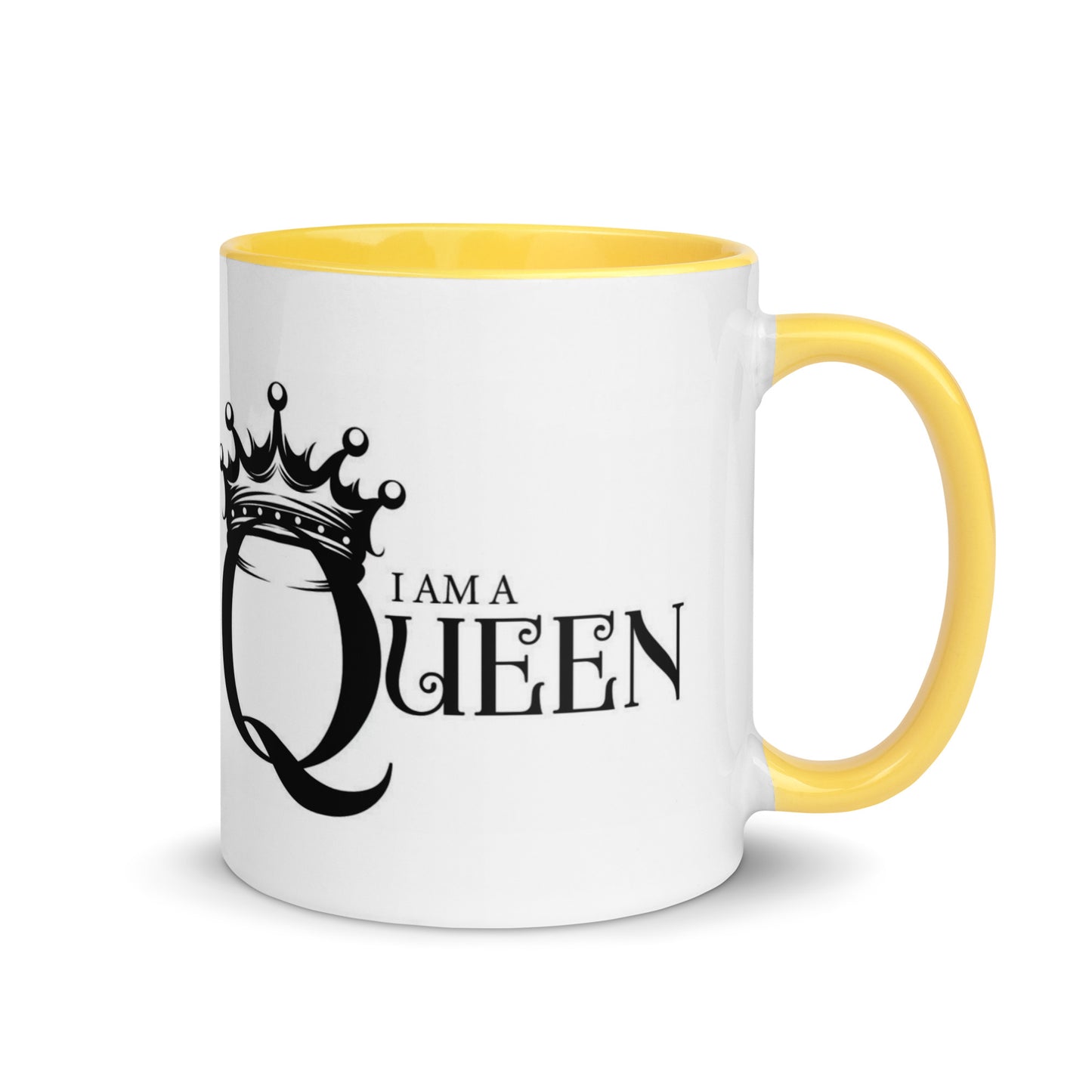 I Am a Queen Mug with Color Inside